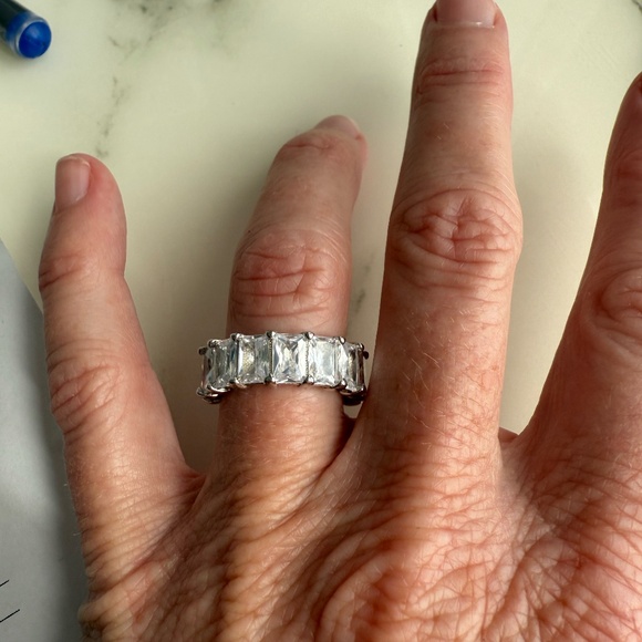 Wedding band CZ - Picture 2 of 3